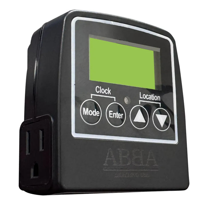 Temporizador enchufable para exteriores TM01 | Reloj mecánico resistente al agua IP65 para luces de jardín 24 horas