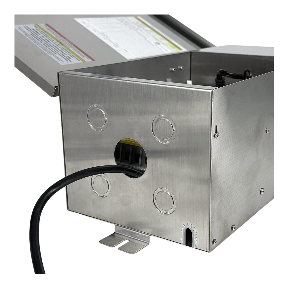 Outdoor Landscape Lighting LED 12V Low Voltage TSRPT900 AC 900W Manual Stainless Steel Transformer | Low Voltage Power Supply