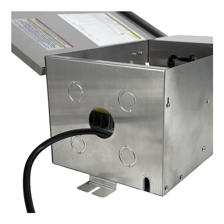 Outdoor Landscape Lighting LED 12V Low Voltage TSRPT900 AC 900W Manual Stainless Steel Transformer | Low Voltage Power Supply