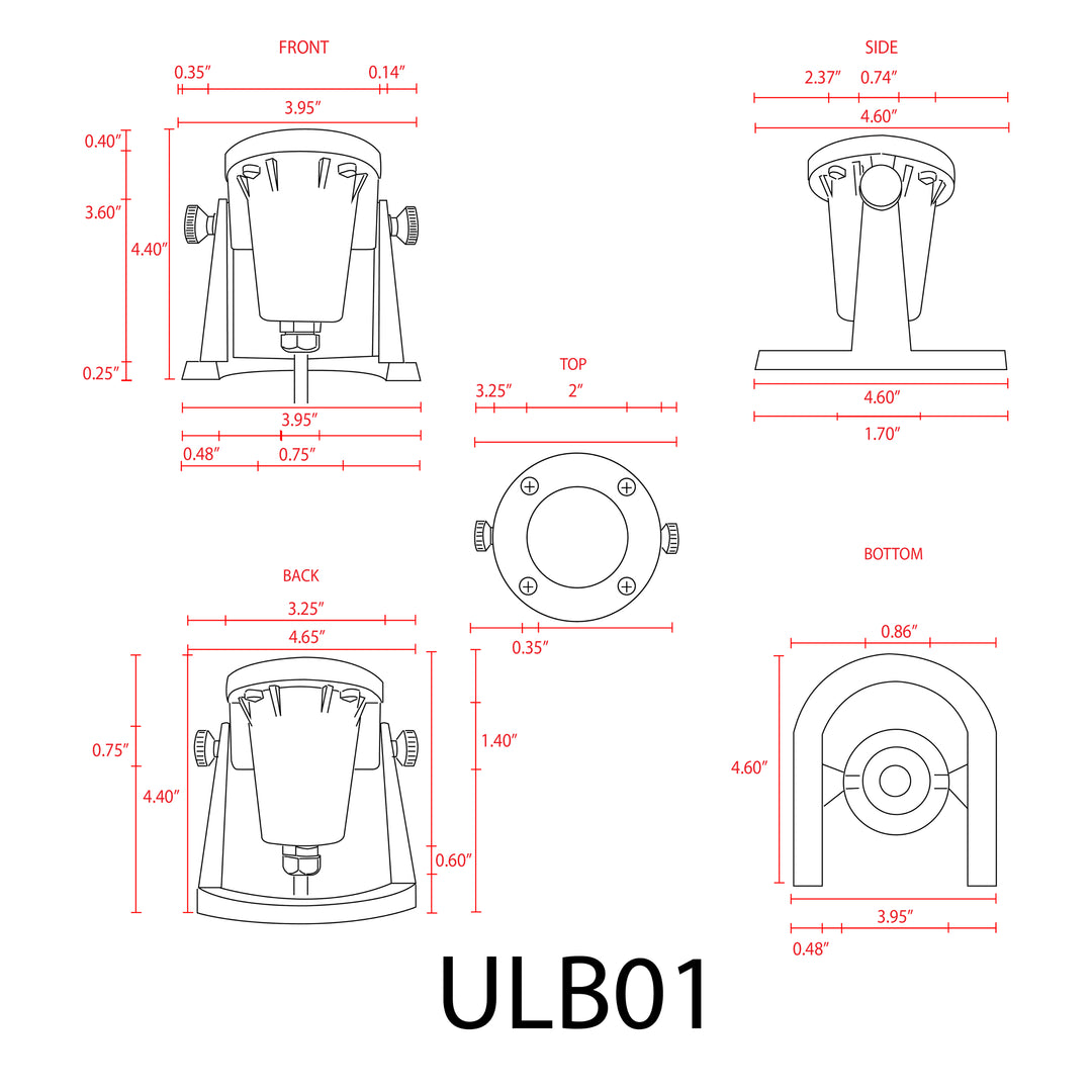 ULB01 4x/8x/12x Package 12V Low Voltage Underwater Brass LED Fountain Pond Lighting with 5W 3000K Bulb