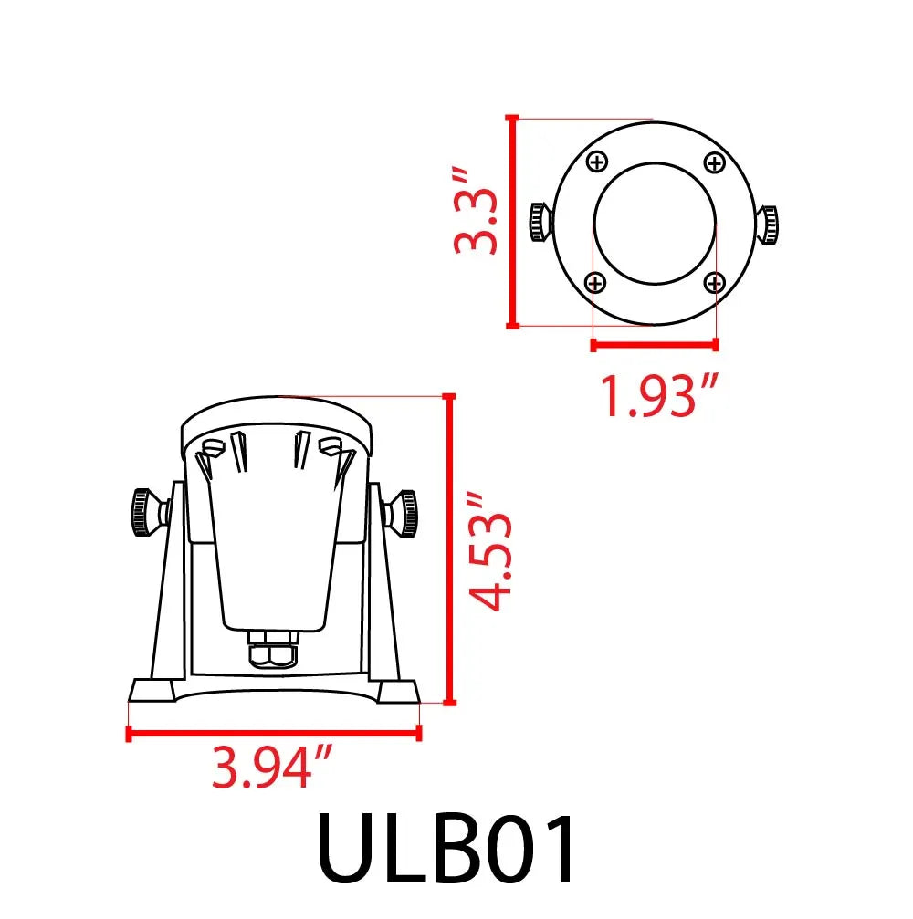 Outdoor Landscape Lighting LED 12V Low Voltage ULB01 Cast Brass Underwater Pond Light | Lamp Ready 12V Low Voltage Landscape Light