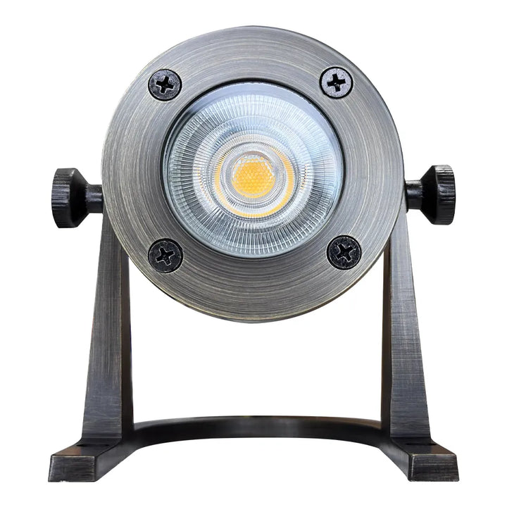 Outdoor Landscape Lighting LED 12V Low Voltage ULB01 Cast Brass Underwater Pond Light | Lamp Ready 12V Low Voltage Landscape Light