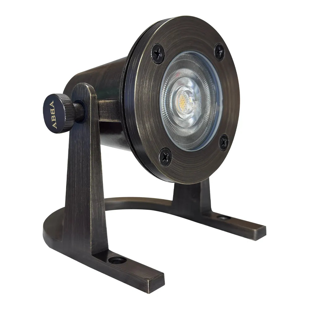 Outdoor Landscape Lighting LED 12V Low Voltage ULB01 Cast Brass Underwater Pond Light | Lamp Ready 12V Low Voltage Landscape Light