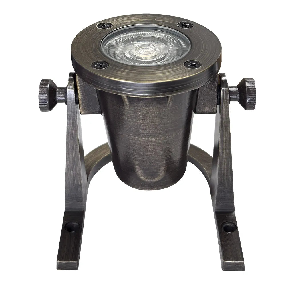 Outdoor Landscape Lighting LED 12V Low Voltage ULB01 Cast Brass Underwater Pond Light | Lamp Ready 12V Low Voltage Landscape Light