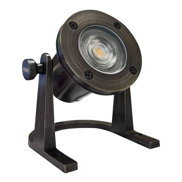 Outdoor Landscape Lighting LED 12V Low Voltage ULB01 Cast Brass Underwater Pond Light | Lamp Ready 12V Low Voltage Landscape Light