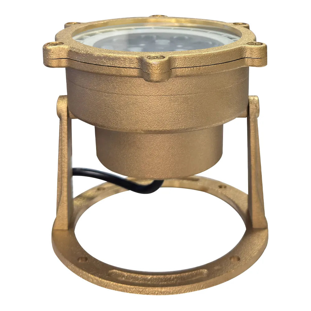 Outdoor Landscape Lighting LED 12V Low Voltage ULB02 4x/8x/12x Package Cast Brass PAR36 LED 12V Low Voltage Underwater Pond Light IP68 Waterproof 10W 160° 3000K Bulb