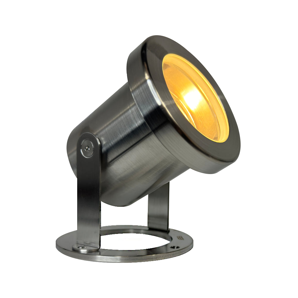 Outdoor Landscape Lighting LED 12V Low Voltage ULB03 Stainless Steel Underwater Pond Light | Lamp Ready 12V Low Voltage Landscape Light