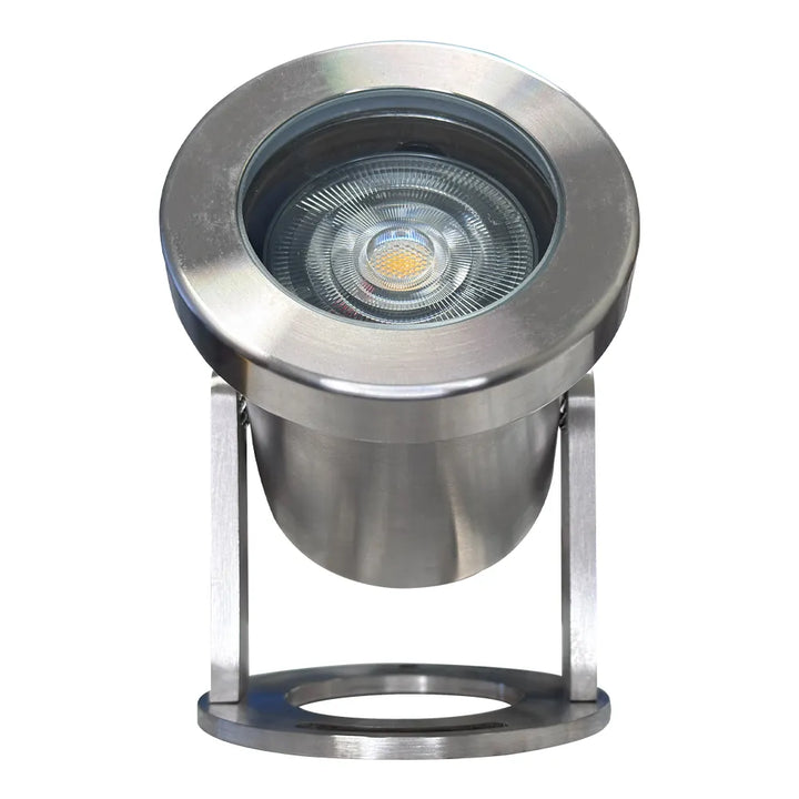 Outdoor Landscape Lighting LED 12V Low Voltage ULB03 4x/8x/12x Package Stainless Steel 12V Low Voltage Underwater Landscape LED Fountain Light Pond Lighting with 3W 3000K Bulb