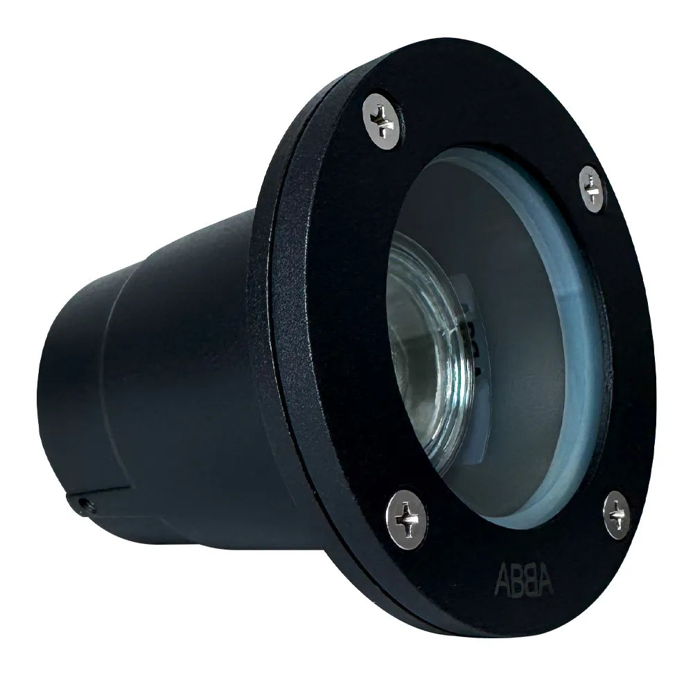 UNA07 4x/8x/12x Package Cast Aluminum Low Voltage Round LED In-ground Well Light IP65 Waterproof with 5W 3000K Bulb