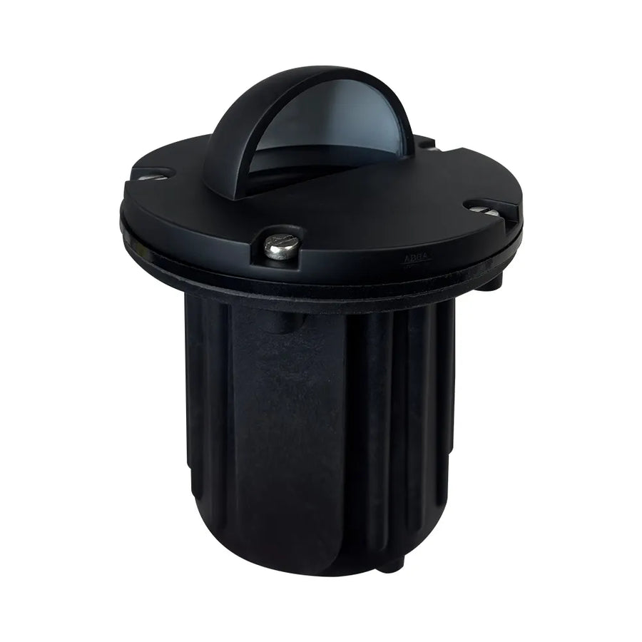 Outdoor Landscape Lighting LED 12V Low Voltage UNB02 Cast Brass In-Ground Well Light | Lamp Ready 12V Low Voltage Landscape Light Black Brass