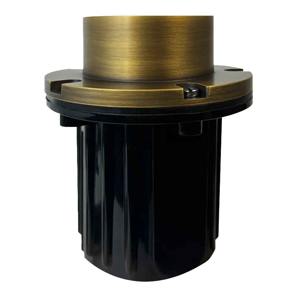 UNB03 Cast Brass In-Ground Well Light | Lamp Ready 12V Low Voltage Landscape Light
