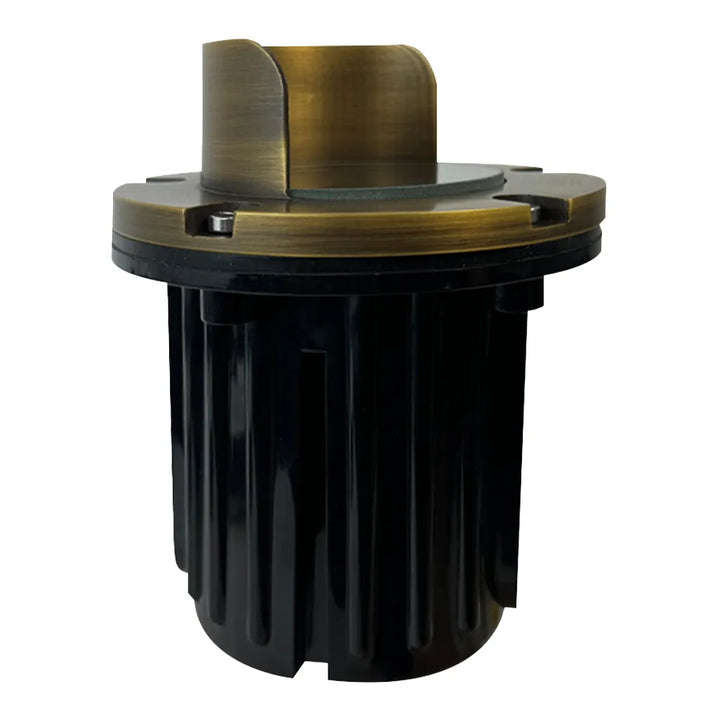 UNB03 Cast Brass In-Ground Well Light | Lamp Ready 12V Low Voltage Landscape Light