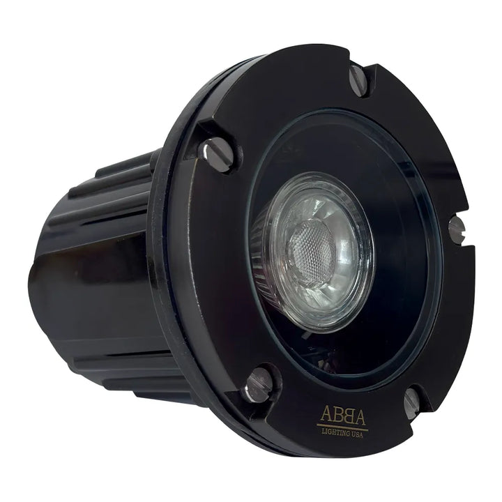 Outdoor Landscape Lighting LED 12V Low Voltage UNB04 4x/8x/12x Package Cast Brass 12V Low Voltage Round LED In-Ground Well Light IP65 Waterproof with 3W 3000K Bulb
