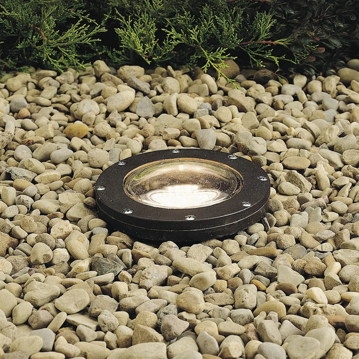 Outdoor Landscape Lighting LED 12V Low Voltage UNB04 4x/8x/12x Package Cast Brass 12V Low Voltage Round LED In-Ground Well Light IP65 Waterproof with 3W 3000K Bulb