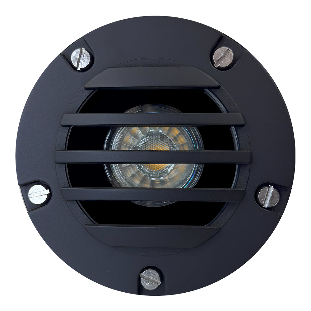 UNB06 Cast Brass In-Ground Well Light | Lamp Ready 12V Low Voltage Landscape Light