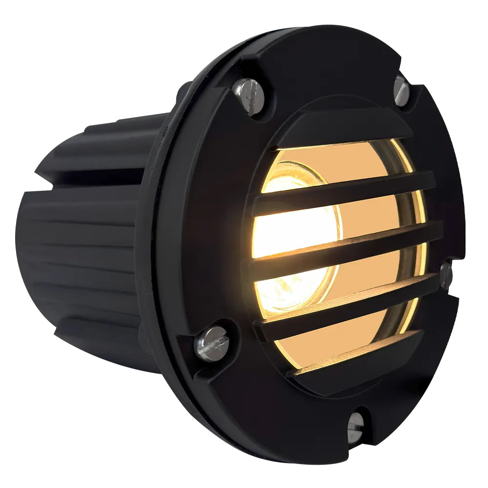 UNB06 Cast Brass In-Ground Well Light | Lamp Ready 12V Low Voltage Landscape Light