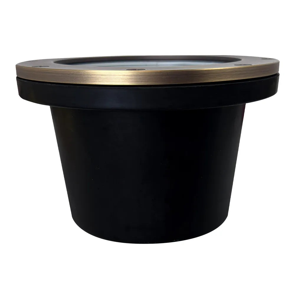 UNB08 4x/8x/12x Package Cast Brass Low Voltage Commercial PAR36 LED In-ground Well Light IP65 Waterproof 10W 160° 3000K