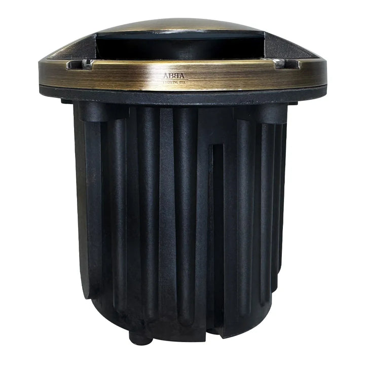 UNB09 Cast Brass In-Ground Well Light | Lamp Ready 12V Low Voltage Landscape Light