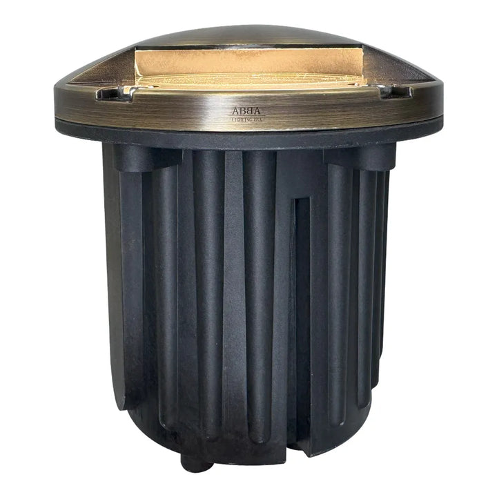 UNB09 Cast Brass In-Ground Well Light | Lamp Ready 12V Low Voltage Landscape Light