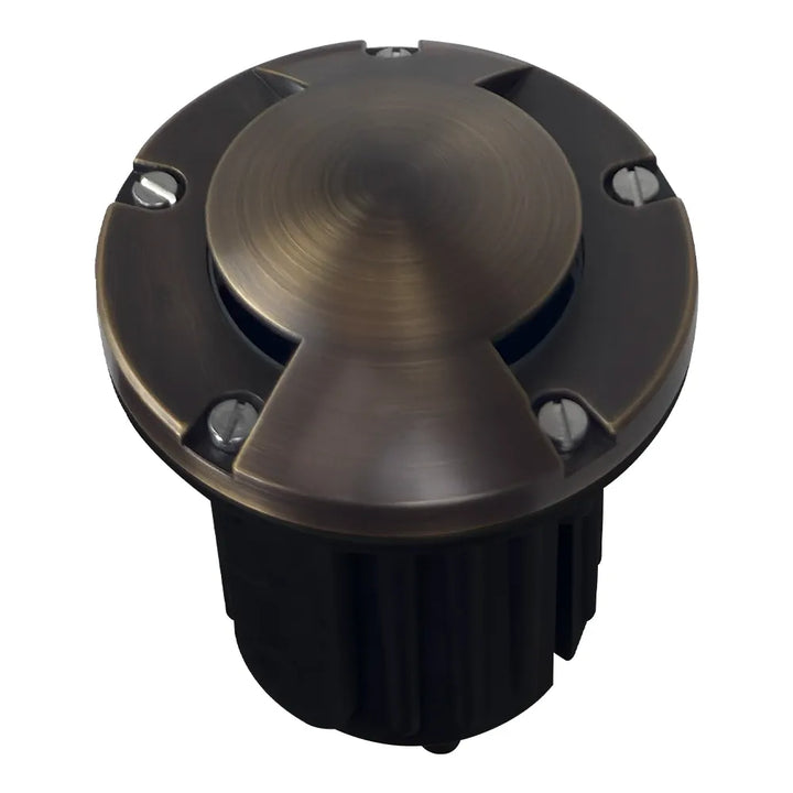 UNB10 Cast Brass In-Ground Well Light | Lamp Ready 12V Low Voltage Landscape Light