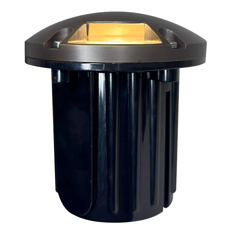 Outdoor Landscape Lighting LED 12V Low Voltage UNB11 Cast Brass In-Ground Well Light | Lamp Ready 12V Low Voltage Landscape Light