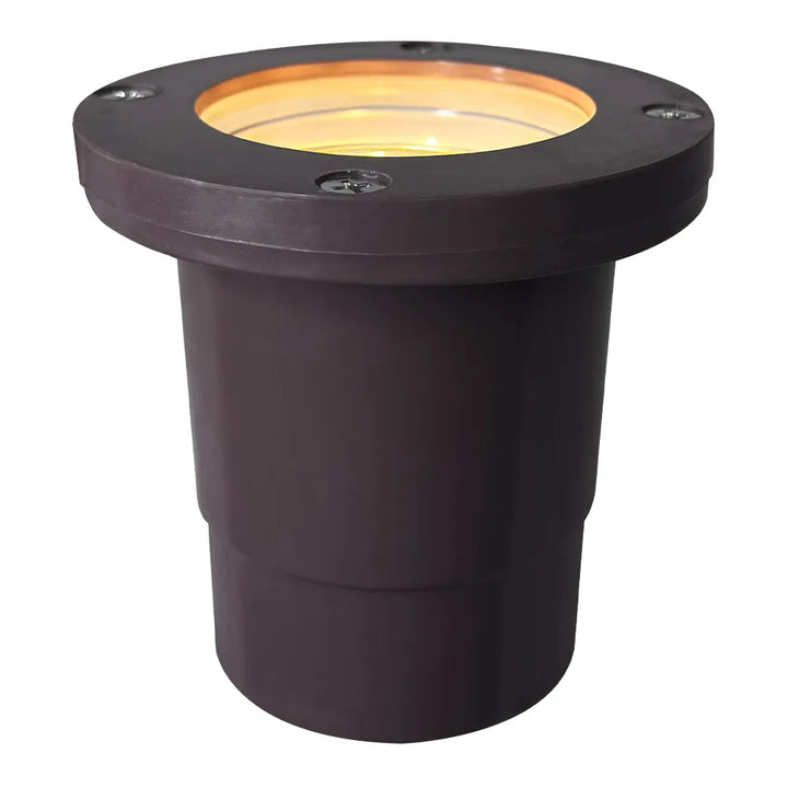 UNF07 4x/8x/12x Package Fiber Glass Low Voltage Round LED In-ground Well Light IP65 Waterproof with 5W 3000K Bulb