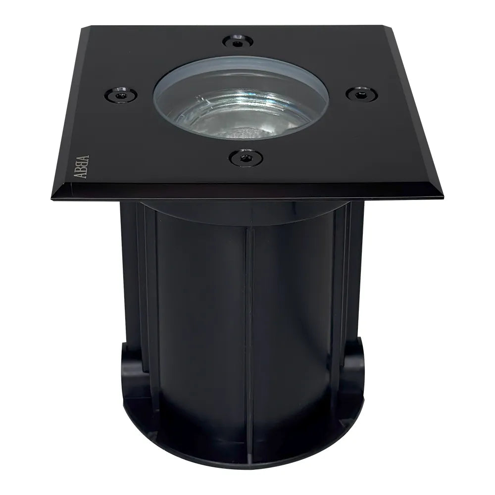 Outdoor Landscape Lighting LED 12V Low Voltage UNS01 4x/8x/12x Package Low Voltage LED In-Ground Well Light Square Stainless Steel Landscape Lighting Waterproof with 3W 3000K Bulb