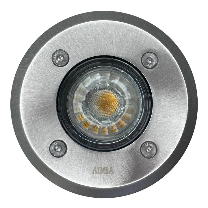 UNS02 Stainless Steel In-Ground Well Light | Lamp Ready 12V Low Voltage Landscape Light