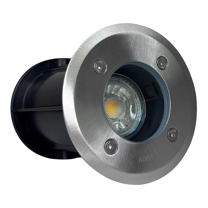 UNS02 Stainless Steel In-Ground Well Light | Lamp Ready 12V Low Voltage Landscape Light