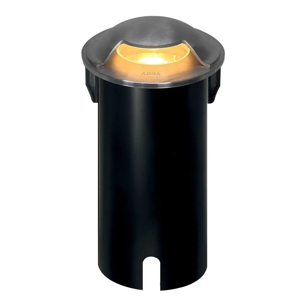 Outdoor Landscape Lighting LED 12V Low Voltage UNS03 Stainless Steel Mono Directional One Slit In-Ground 12V Low Voltage LED In Ground Landscape Lighting