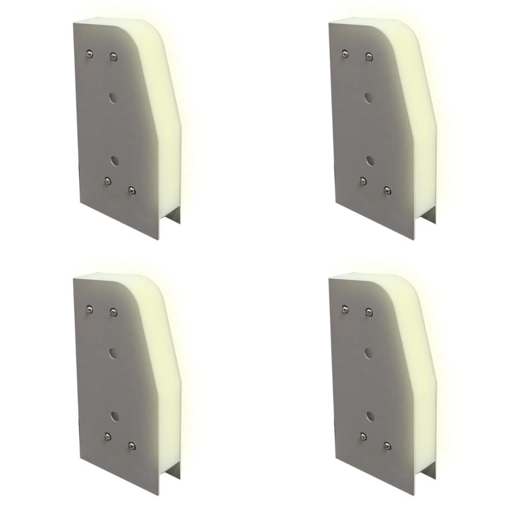 CRG34 4x/8x/12x 3.9″x 1.37″ x 7.8″ Paver Well Light - Heavy Duty Cast Aluminum, IP65 3.5W 3000K AC/DC 12V Low Voltage COB