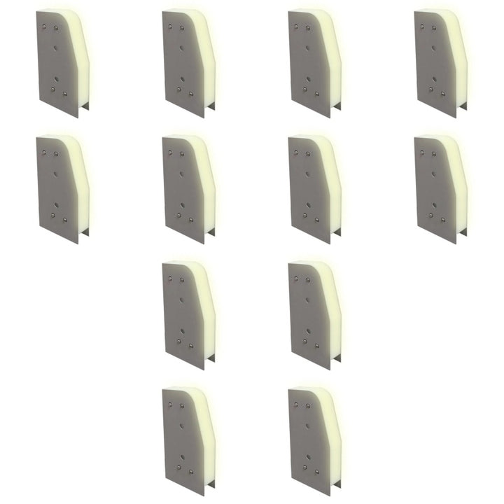 CRG34 4x/8x/12x 3.9″x 1.37″ x 7.8″ Paver Well Light - Heavy Duty Cast Aluminum, IP65 3.5W 3000K AC/DC 12V Low Voltage COB