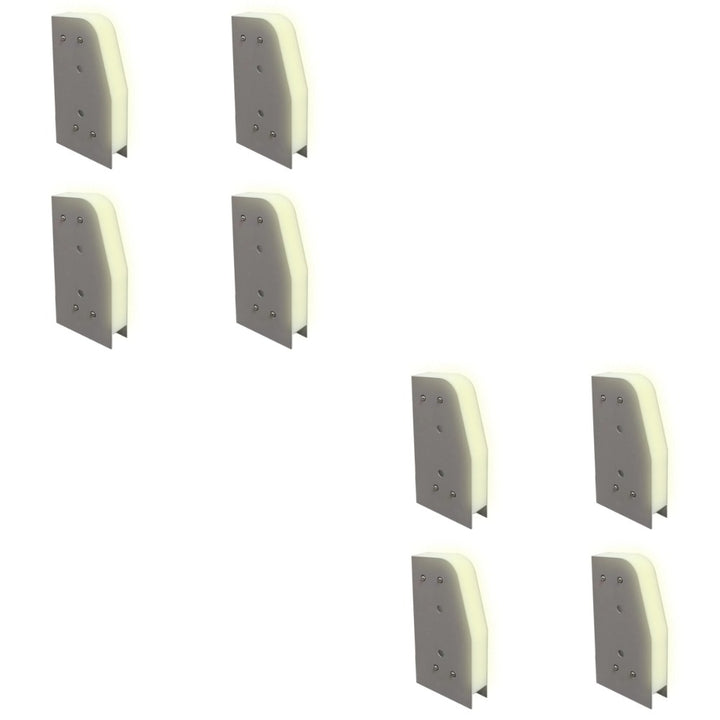 CRG34 4x/8x/12x 3.9″x 1.37″ x 7.8″ Paver Well Light - Heavy Duty Cast Aluminum, IP65 3.5W 3000K AC/DC 12V Low Voltage COB