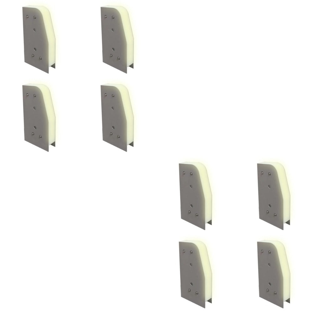 CRG34 4x/8x/12x 3.9″x 1.37″ x 7.8″ Paver Well Light - Heavy Duty Cast Aluminum, IP65 3.5W 3000K AC/DC 12V Low Voltage COB