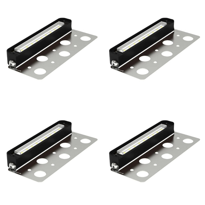 STB24 4x/8x/12x 4.5W 5CCT Heavy Duty Cast Aluminum Fixture with Stainless Steel  Bracket 12V-24V Low Voltage Landscape Lighting