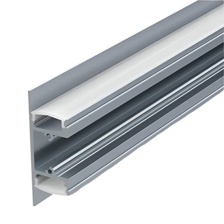 AP69D Up and Down Rectangular Rail 8 ft Aluminum Channel 10 Pack LED Strip Light Housing
