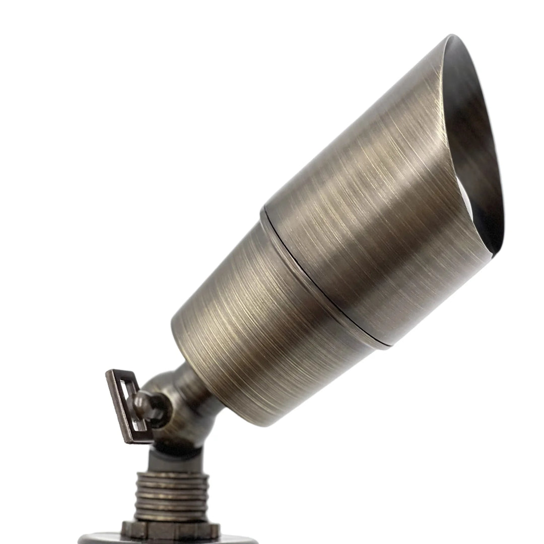 SPBP04 Rein Brown Brass Spot Light Low Voltage Outdoor Lighting