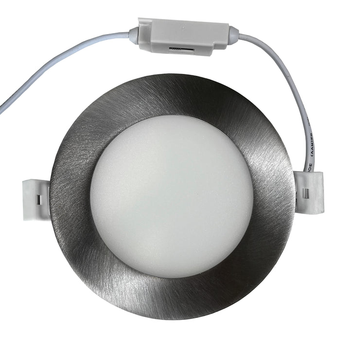 CB04 Panel de luz delgado de aluminio fundido | Luz empotrada de bajo voltaje LED integrada de 10W 3CCT 