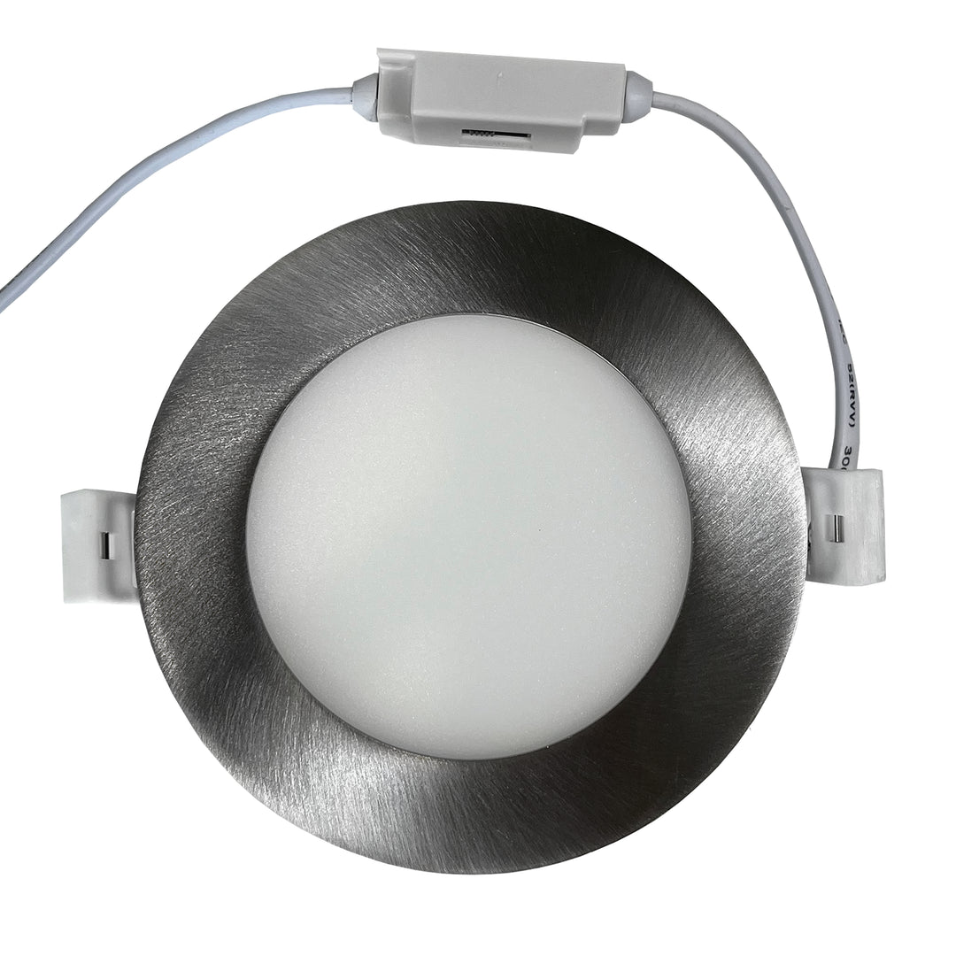 CB04 Cast Aluminum Slim Panel Light | 10W 3CCT Dimmable Integrated LED Low Voltage Down Light