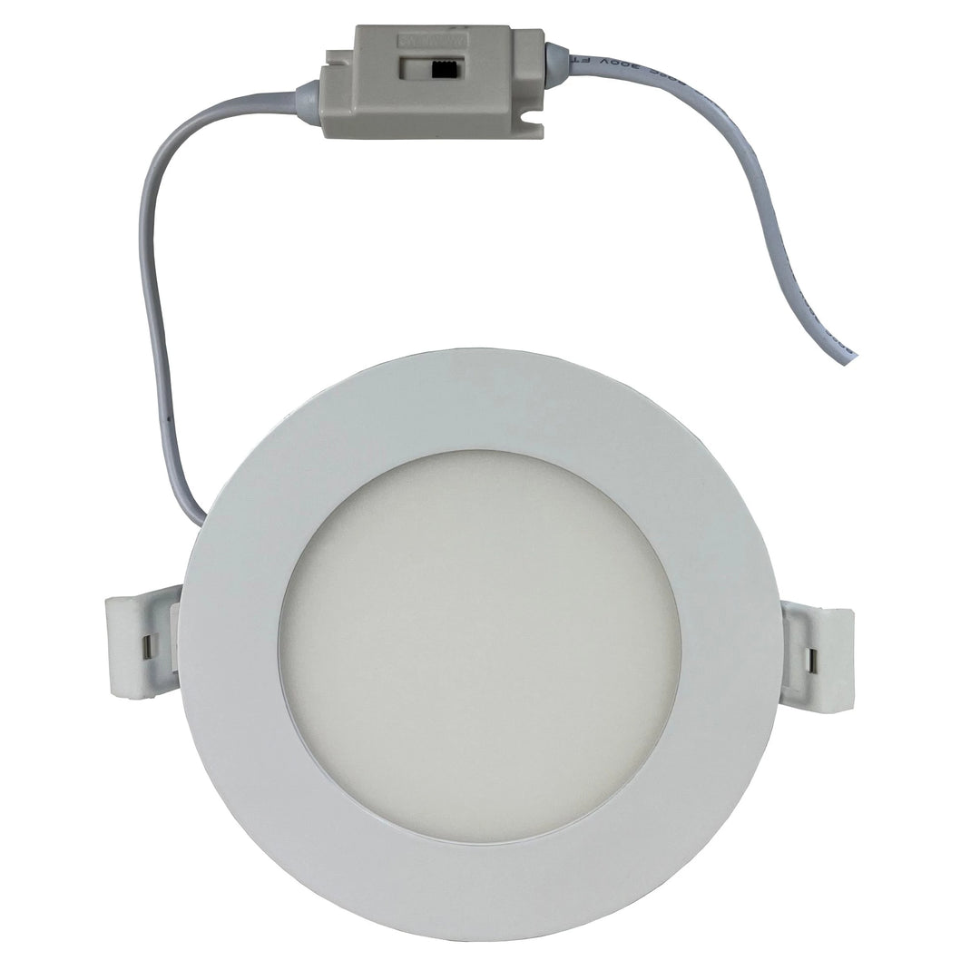 CB04 Panel de luz delgado de aluminio fundido | Luz empotrada de bajo voltaje LED integrada de 10W 3CCT 