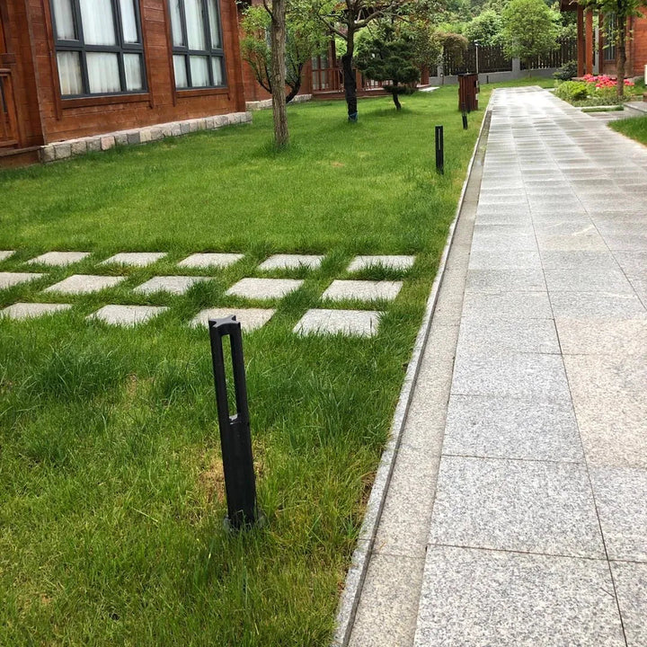 CDPA53 4x/8x/12x Package 12V Low Voltage 3000K Warm White Integrated LED Rectangular Bollard Light Outdoor Aluminum Path Lighting