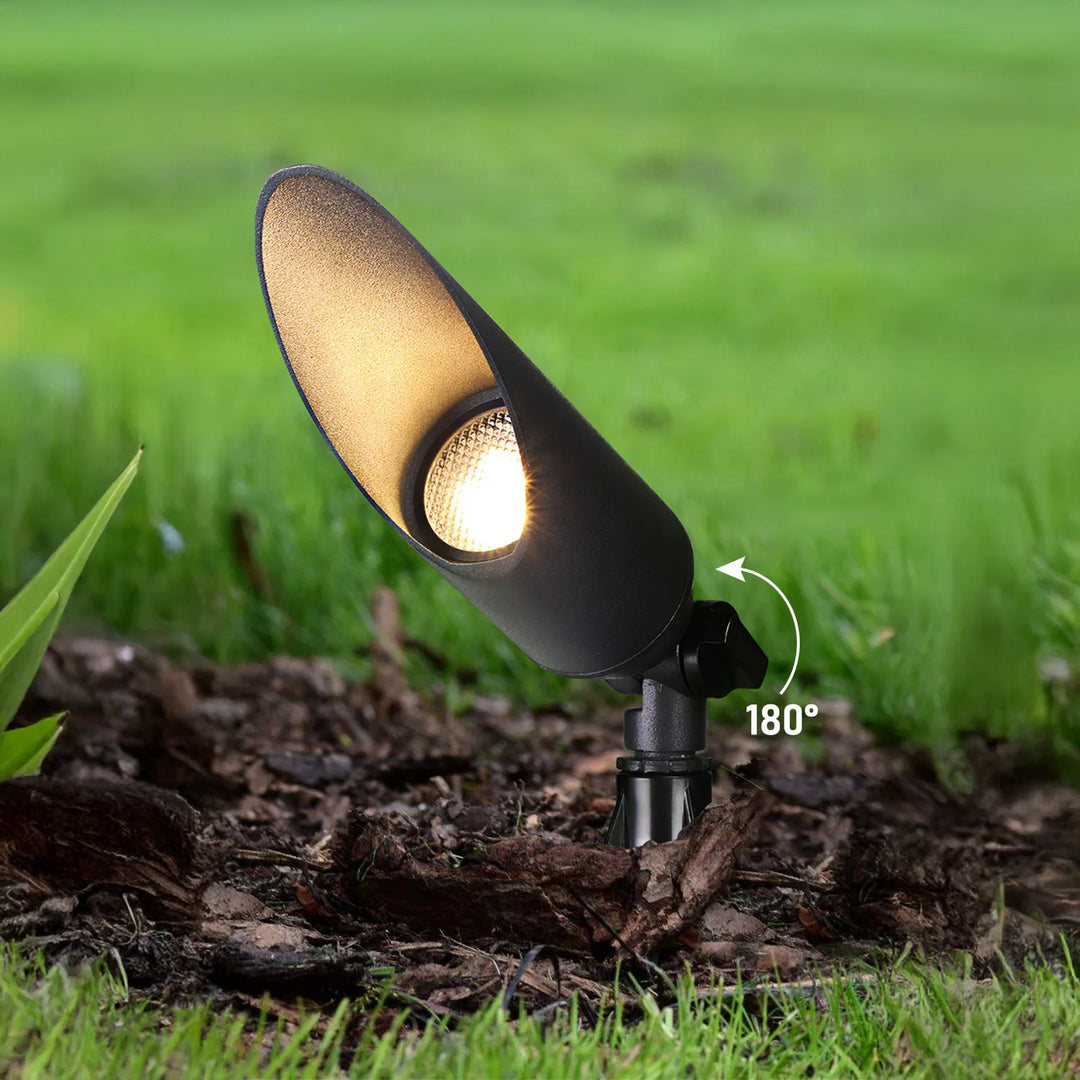 SPAL02 Acuto Spotlight Low Voltage Aluminum 7W 3000K Warm White MR16 LED Spotlight Outdoor Landscape Lighting