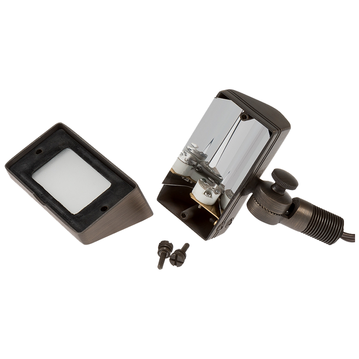 FPB01 4x/8x/12x Package Brass Rectangular LED Directional Floodlight Adjustable Lighting 3W 3000K Bulb