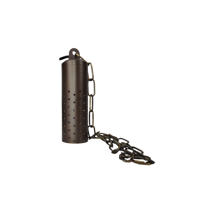 HLB09 12V LED Low Voltage Brass Cylinder Pendant Light Hanging Downlight Fixture