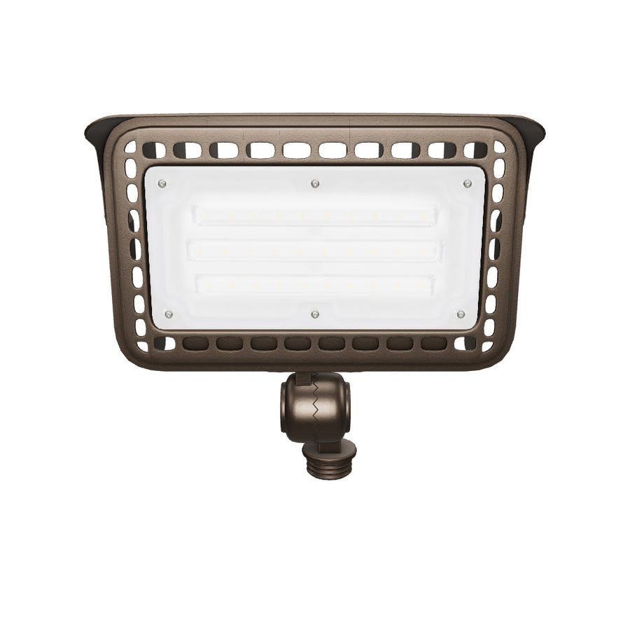 FLACCT40 Bronze Aluminum 40W Outdoor LED 12V Low Voltage Landscape Lighting Floodlight