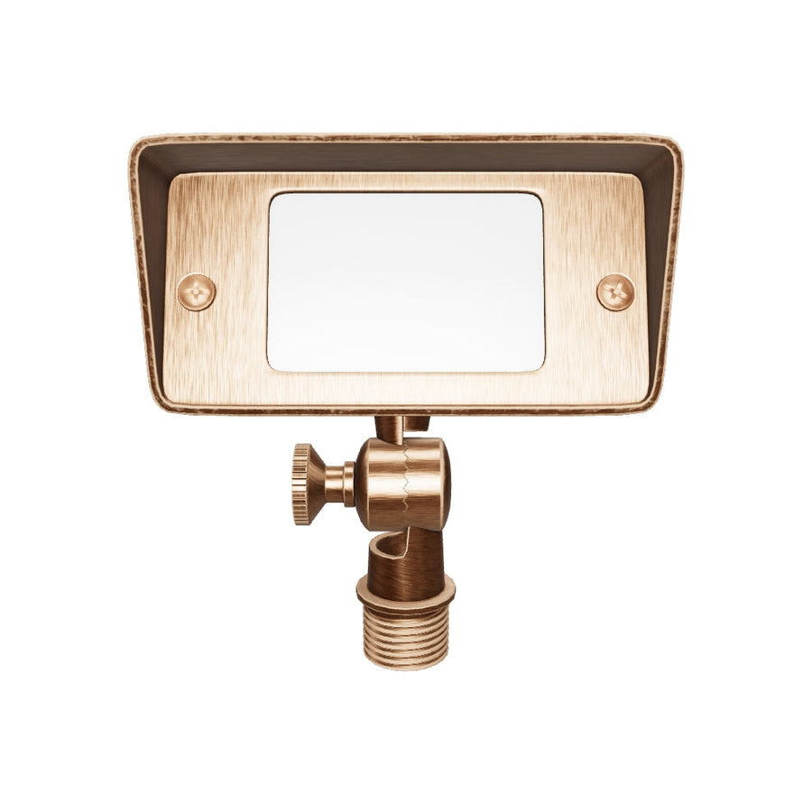 FPB01 Cast Brass Floodlight | Lamp Ready12V Low Voltage Landscape Light G4 Socket