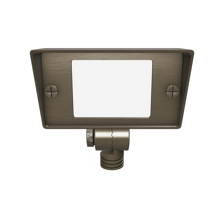 FPBCC04 Cast Brass 3CCT Adjustable 2W-7W Rectangular Built-In LED Floodlight Low Voltage Fixture
