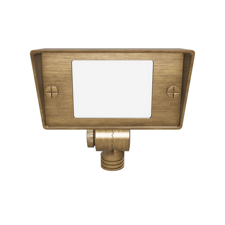 FPBCC04 Cast Brass 3CCT Adjustable 2W-7W Rectangular Built-In LED Floodlight Low Voltage Fixture