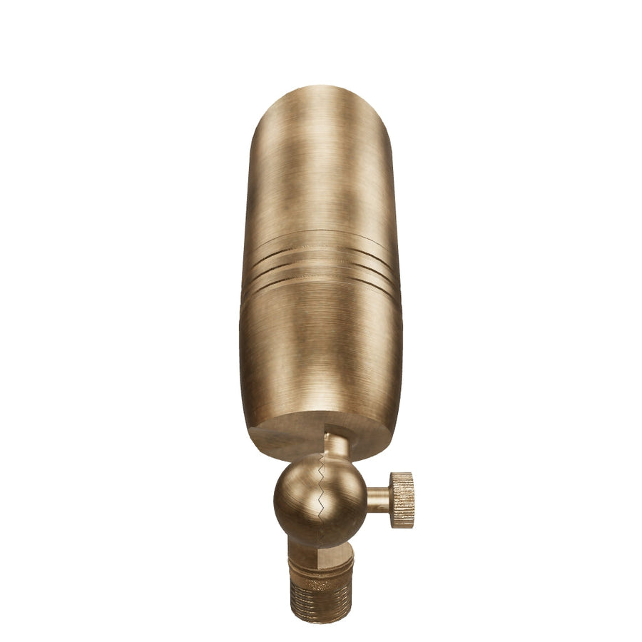 SPB06 4x/8x/12x Package 12V Low Voltage LED Outdoor Landscape Brass Spotlight with 5W 3000K Bulb