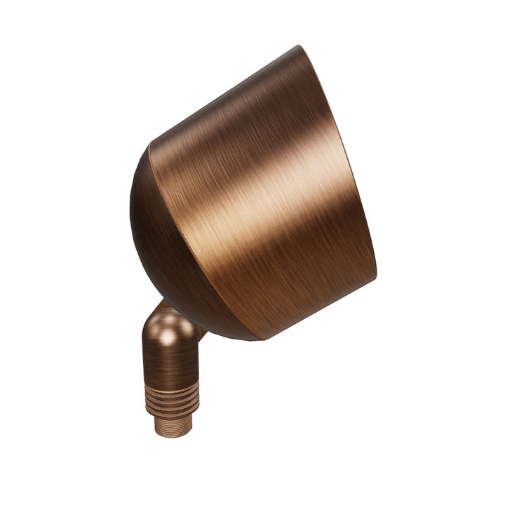 SPB07 Cast Brass Floodlight | Lamp Ready 12V Low Voltage Landscape Light